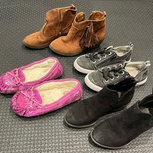 Girls shoes boots lot 12,13,1